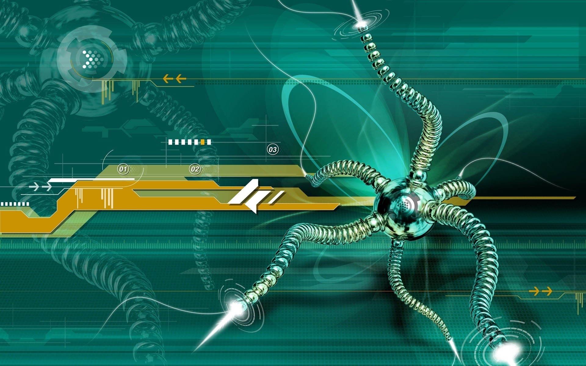 abstract technology desktop illustration connection design spider digital graphic