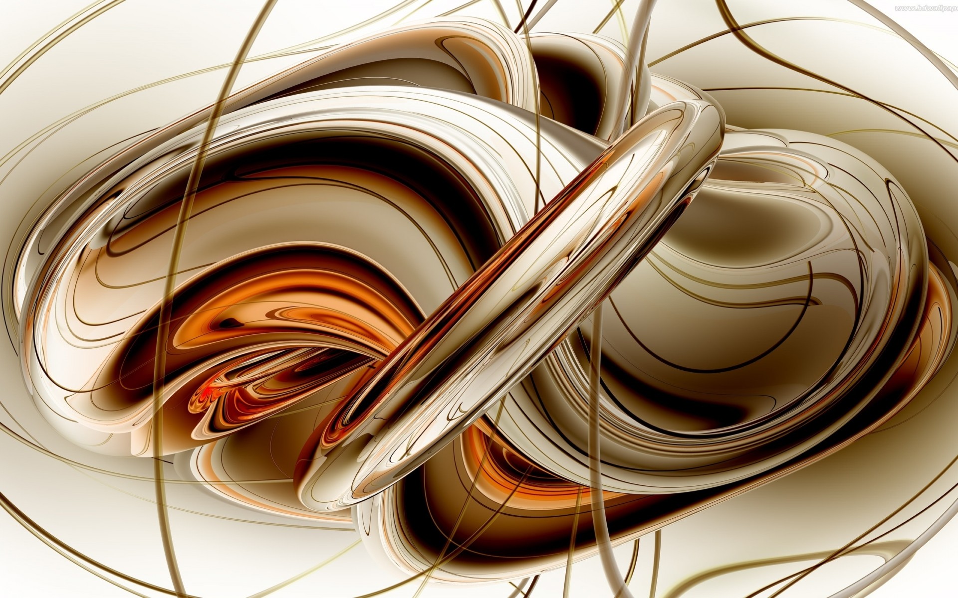 abstract design desktop curve modern fractal