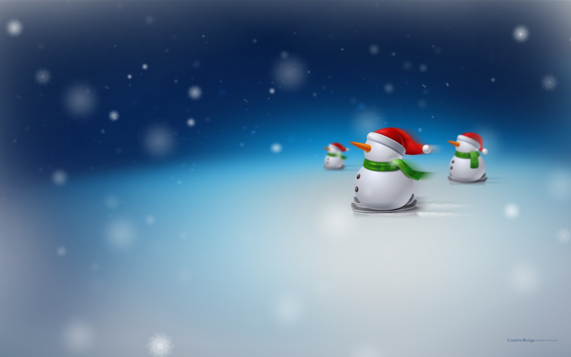 christmas winter snow sky moon space cold blur snowflake celebration desktop season shining