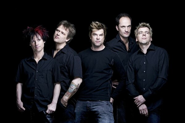 General photo of a male rock band