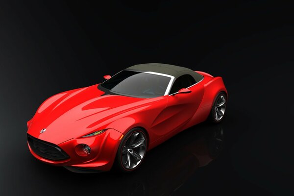 Elegant colorful car for women