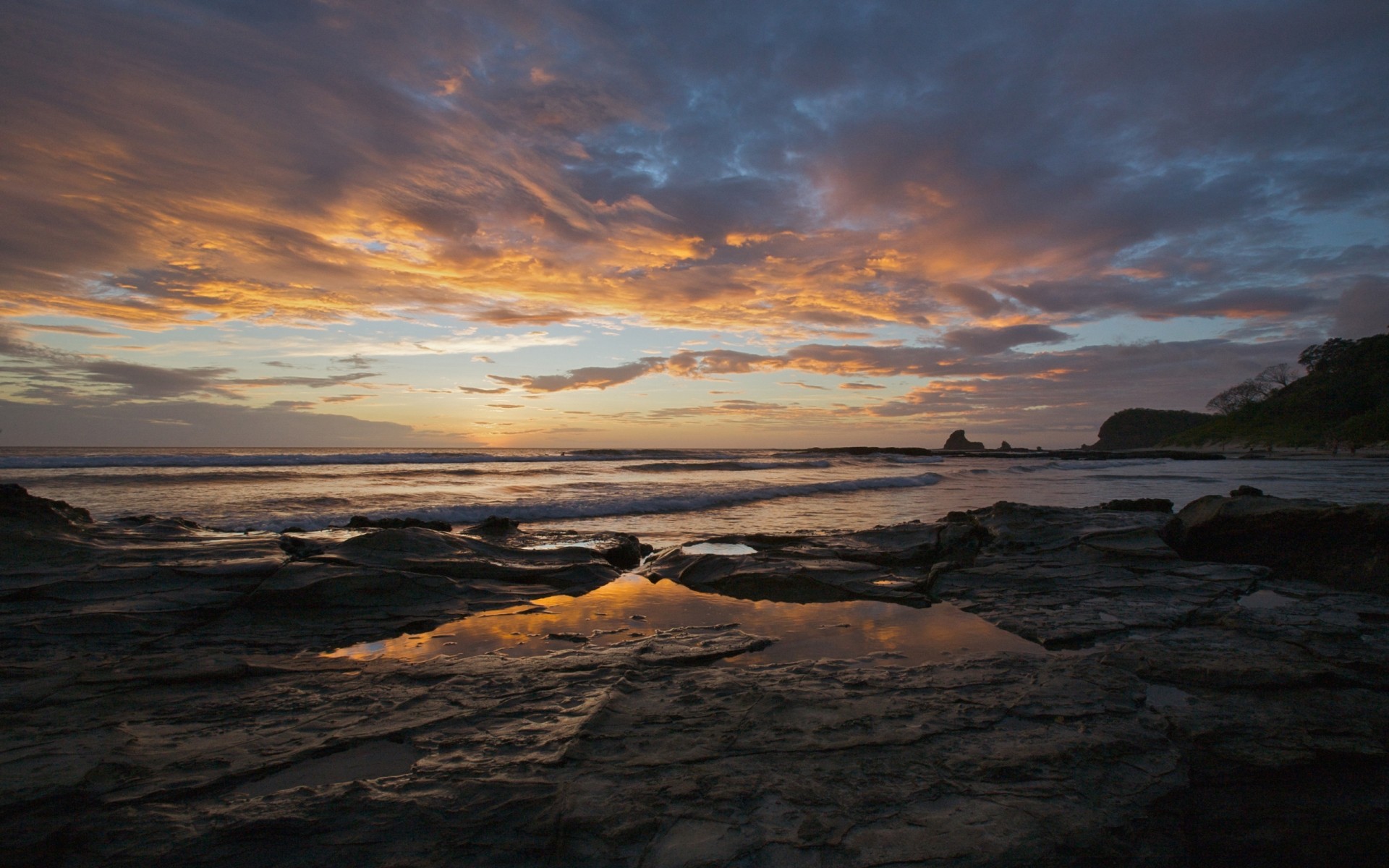 landscapes sunset water dawn evening dusk sea beach landscape ocean seashore seascape sky sun clouds nature nicaragua