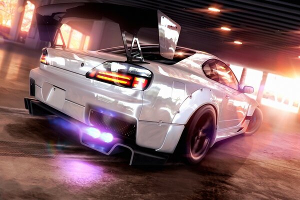 Painted cars on the desktop