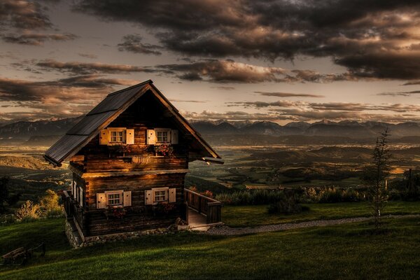 Free house landscape