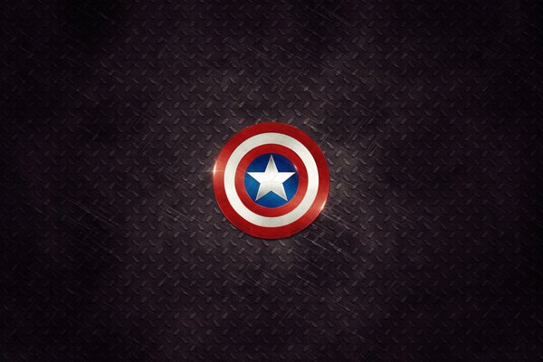 Round badge with a star inside