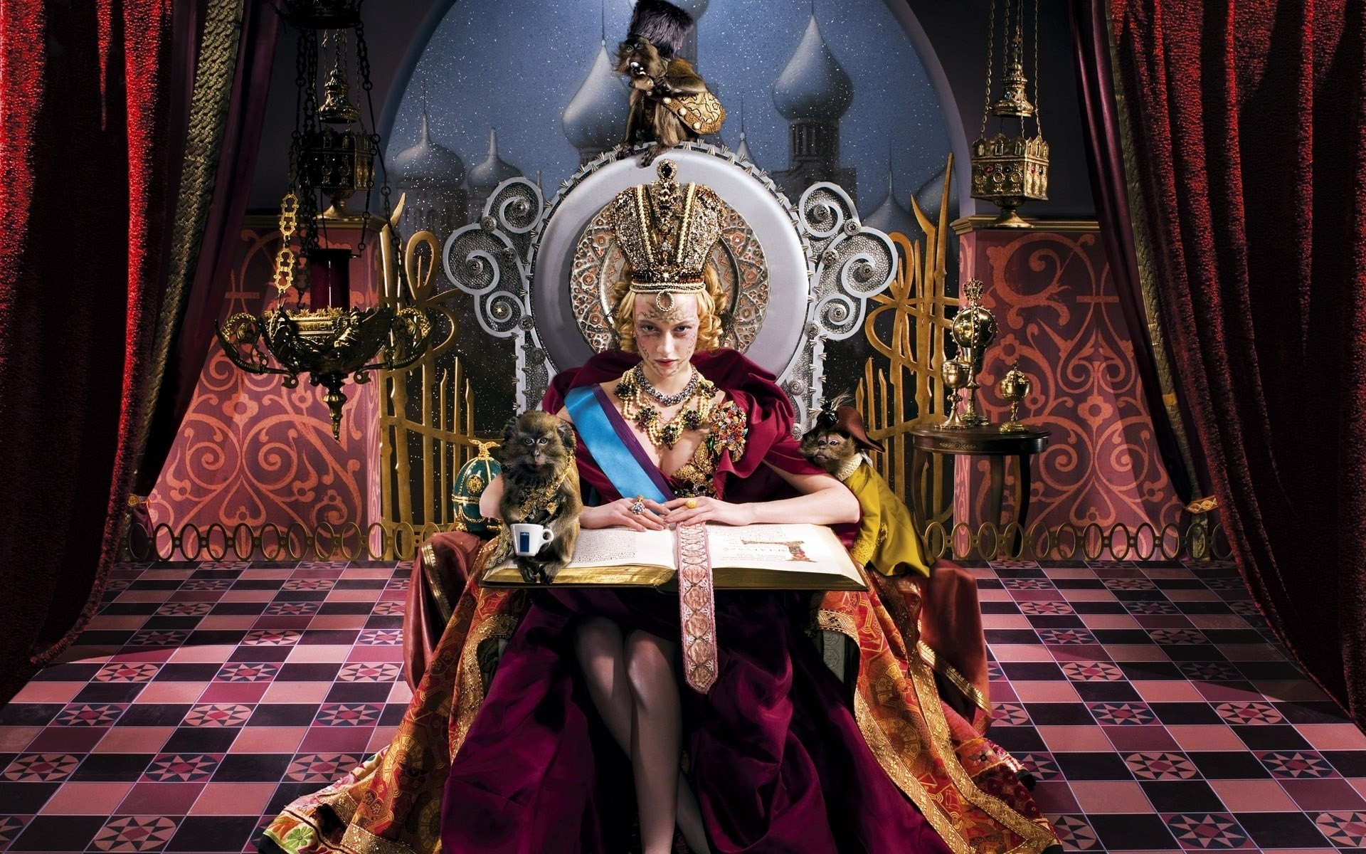 fantasy religion theater opera art woman castle costume traditional