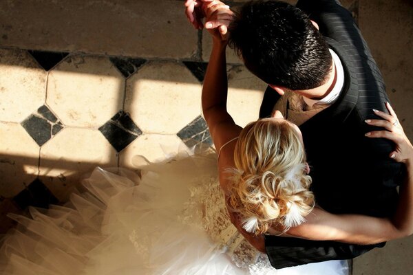 A couple in love - the beginning of family life