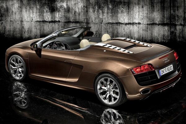 Audi open-top coupe