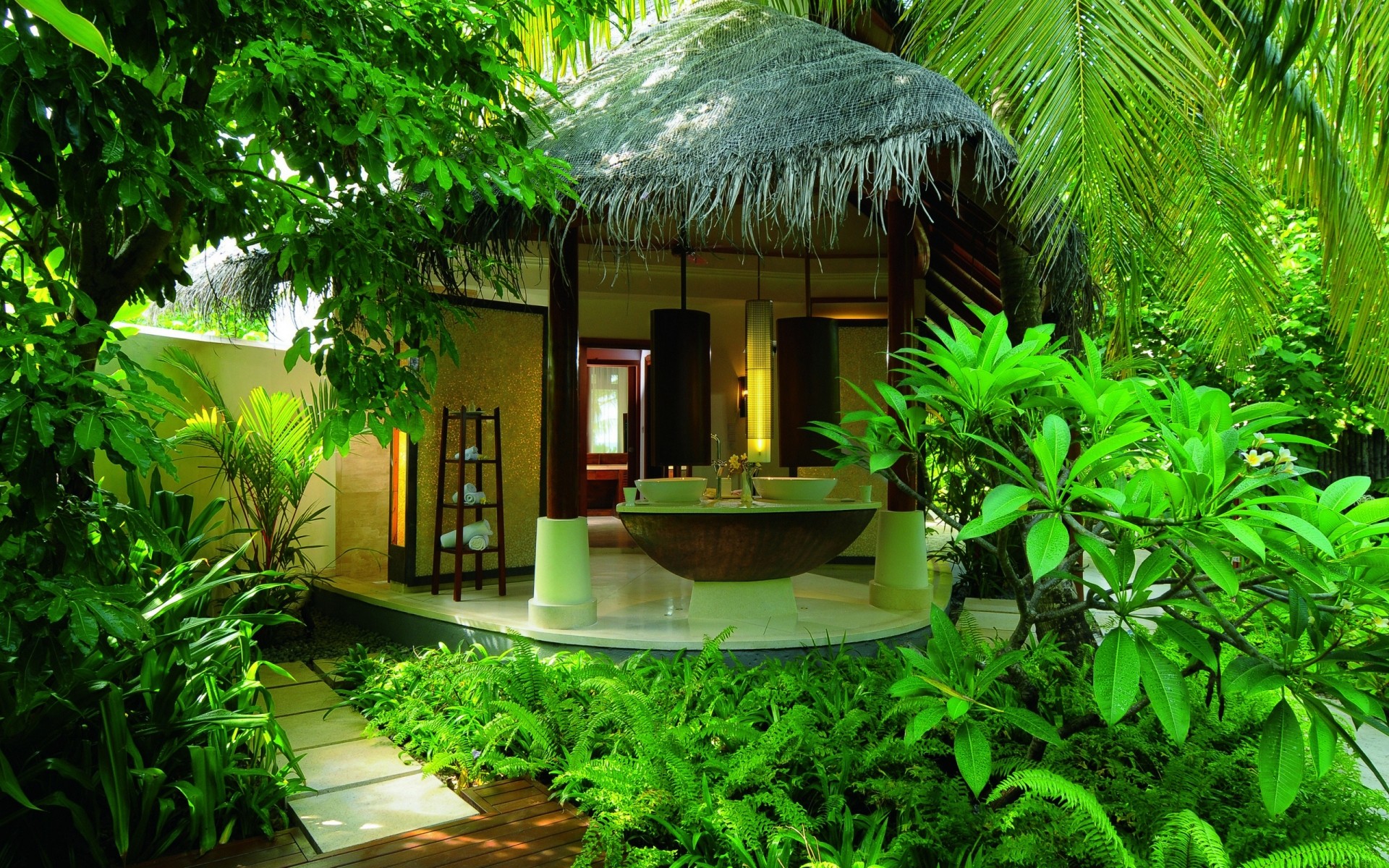 summer garden wood hotel tree luxury resort family tropical house leaf outdoors nature lush relaxation