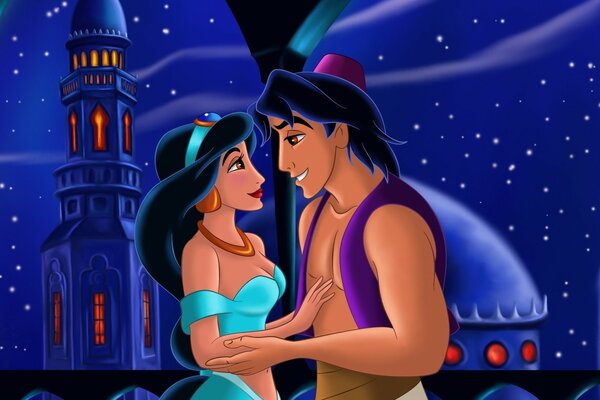 The most beautiful scene from the cartoon