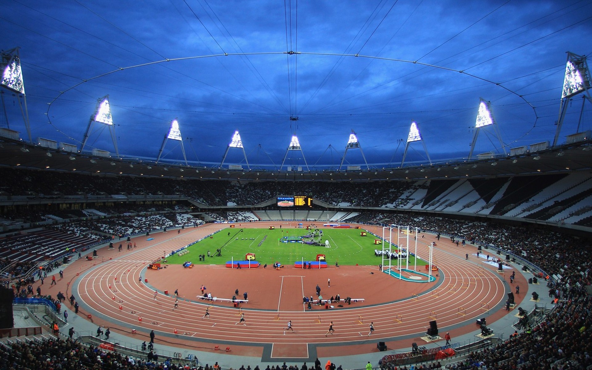 olympic games stadium competition grandstand sports fan bleachers venue baseball athlete many football crowd audience ball game soccer spectator sport group championship field london athelete olympics