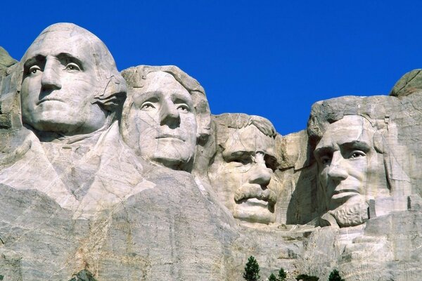 Great personalities imprinted in stone