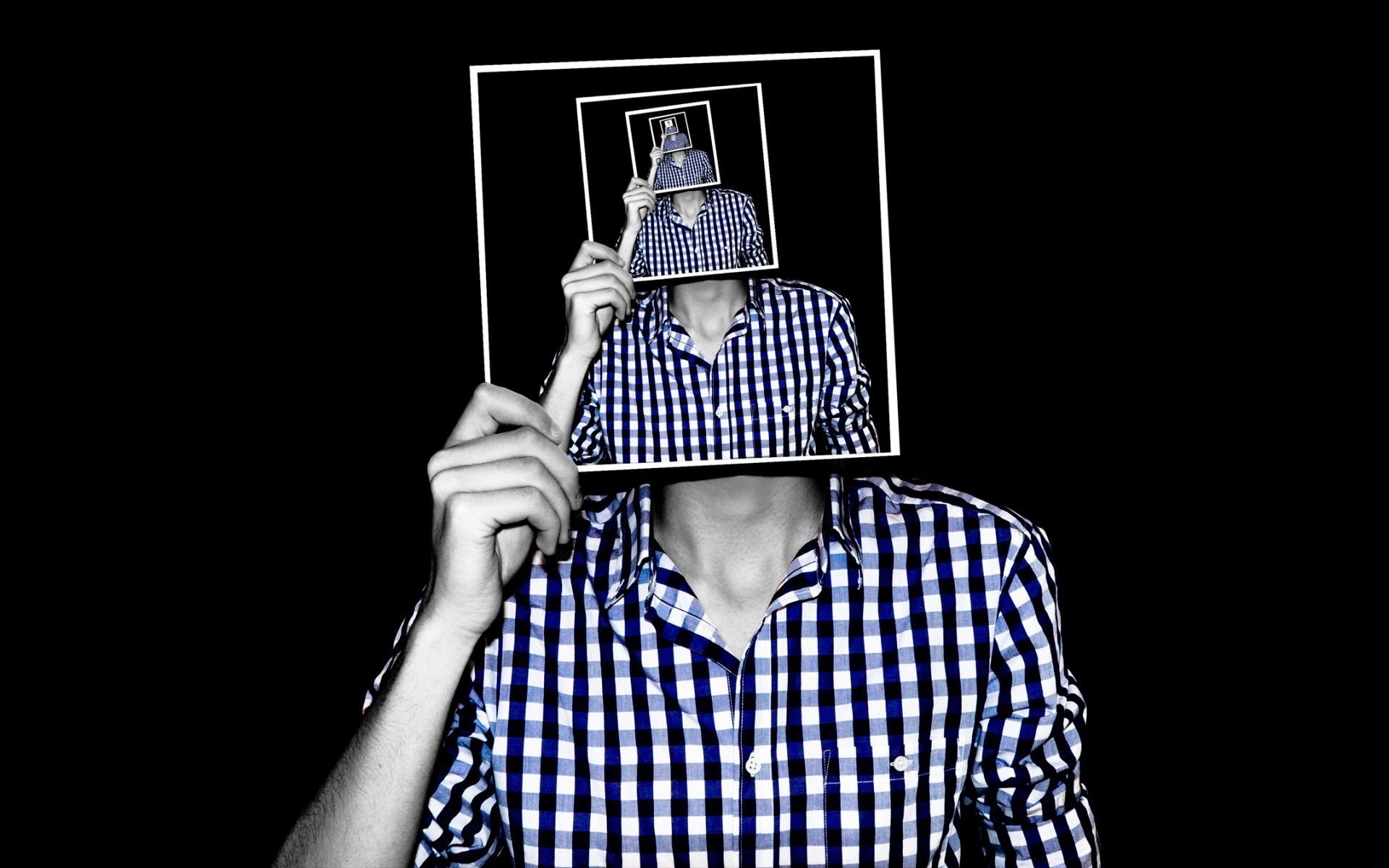 photo manipulation man music adult desktop one person portrait isolated background clothes fashion design