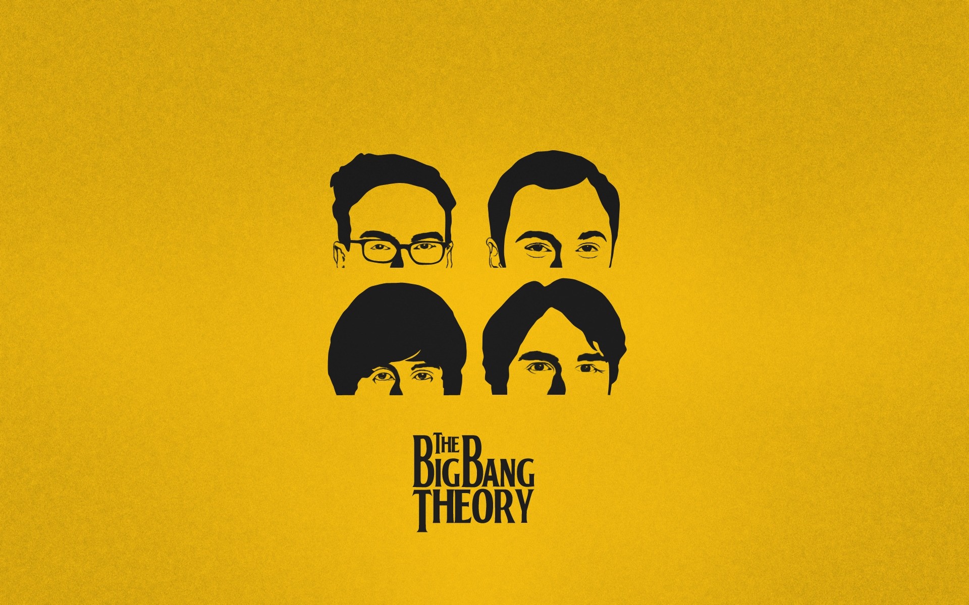 tv series desktop art silhouette abstract vintage illustration retro design pattern big bang theory big bang sheldon sheldon cooper beatles