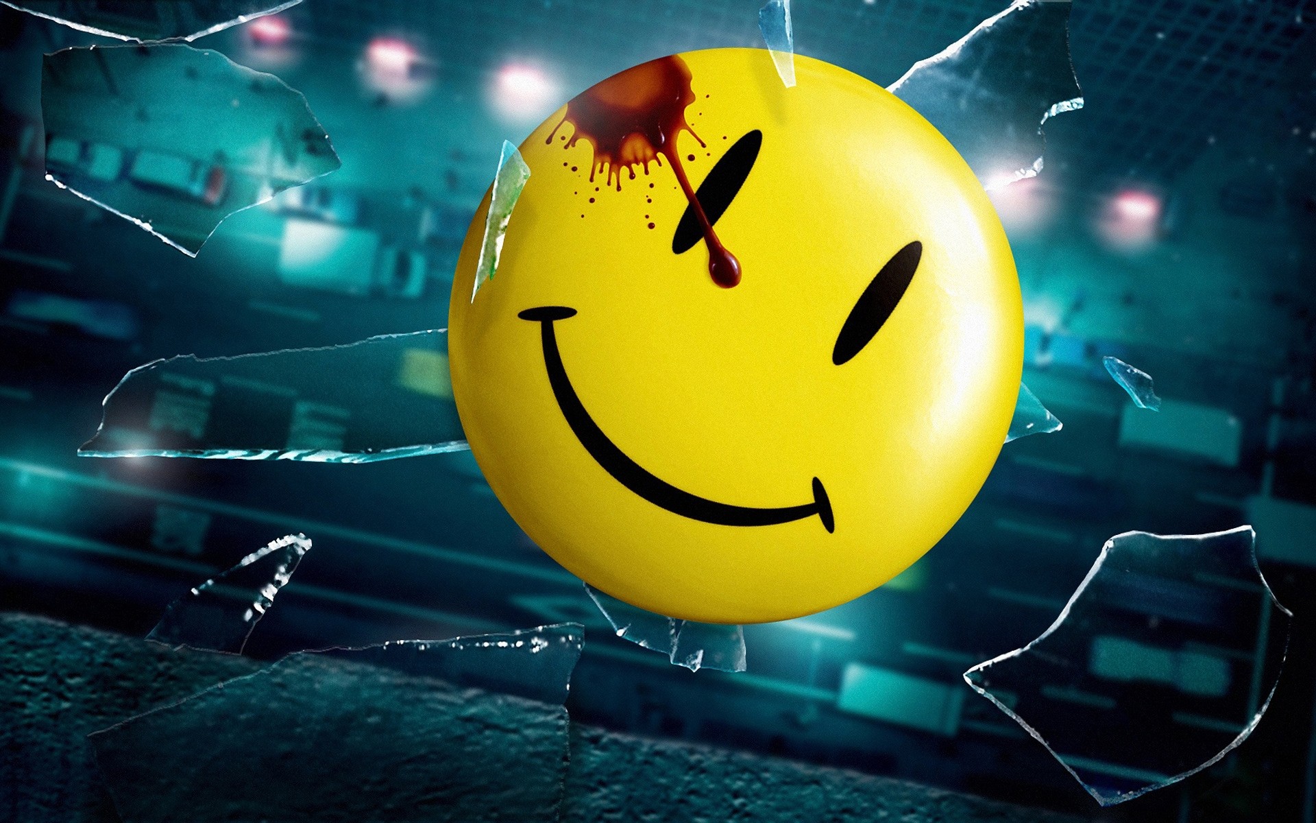 movies blur action heroes blood smiley