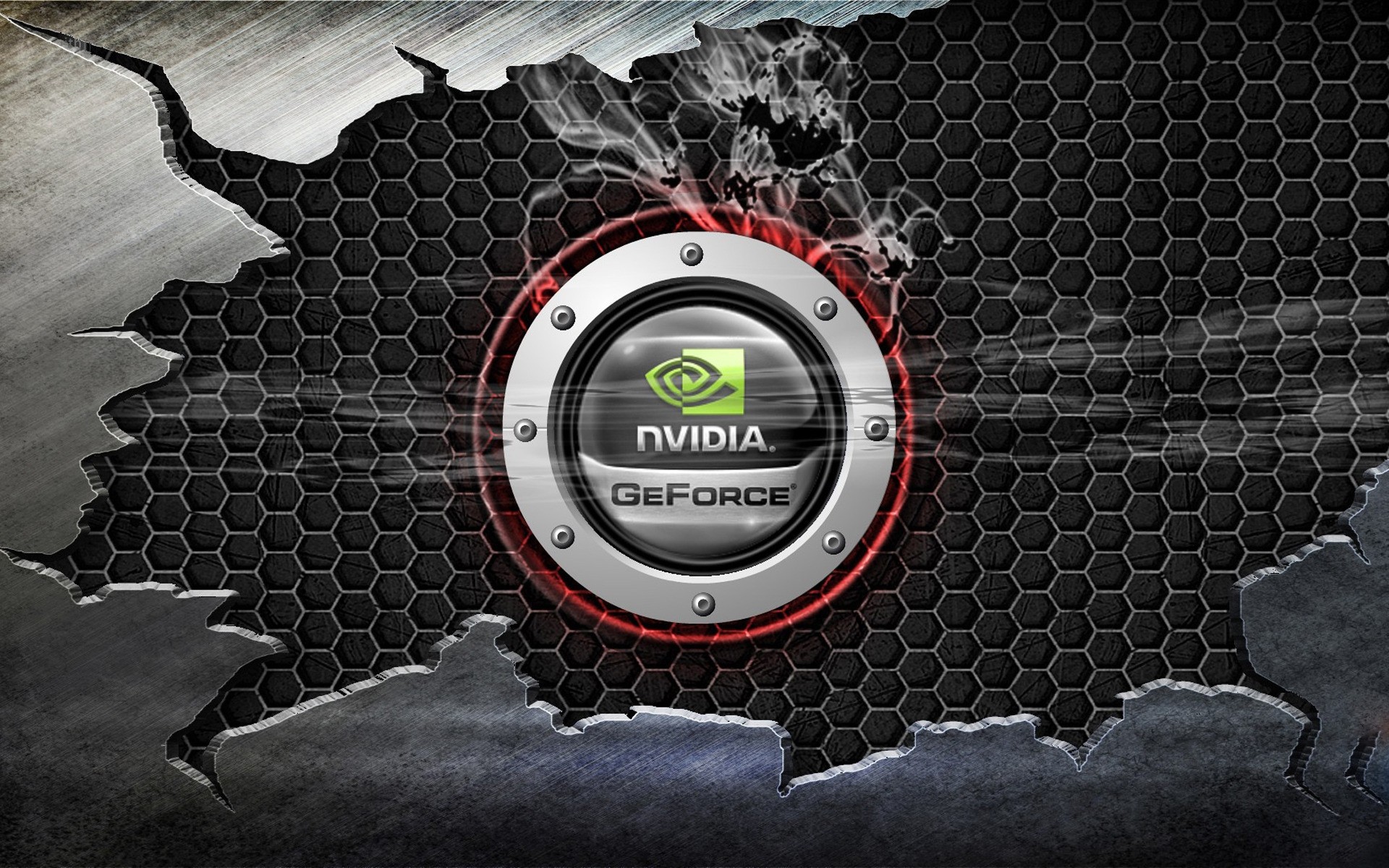 digital technology cellular telephone wheel shape hexagon steel metallic desktop industry technology honeycomb machinery gear geforce computer
