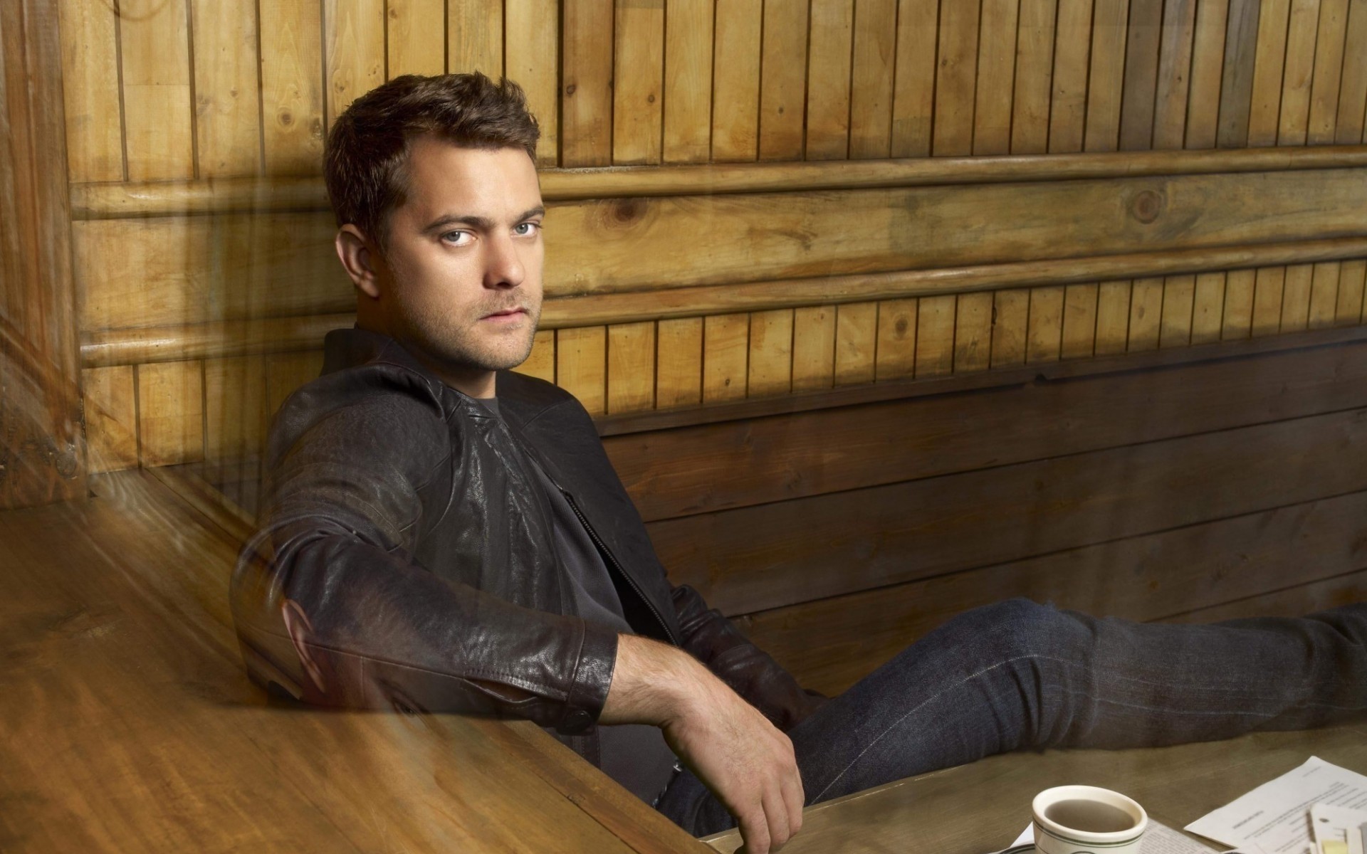 men adult one indoors portrait furniture man wood room wear sit seat canadian actor dude guy celebs