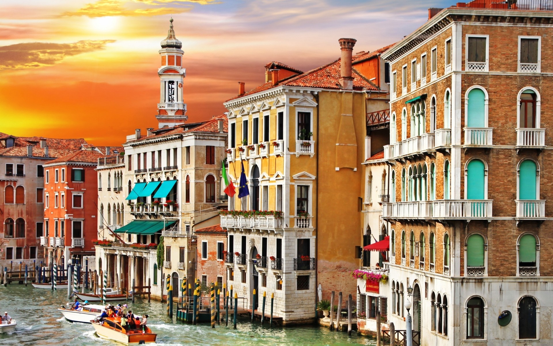italy architecture city travel building tourism town house outdoors street venetian old canal urban sky sight landmark cityscape venice