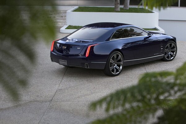 A beautiful car with a beautiful shade