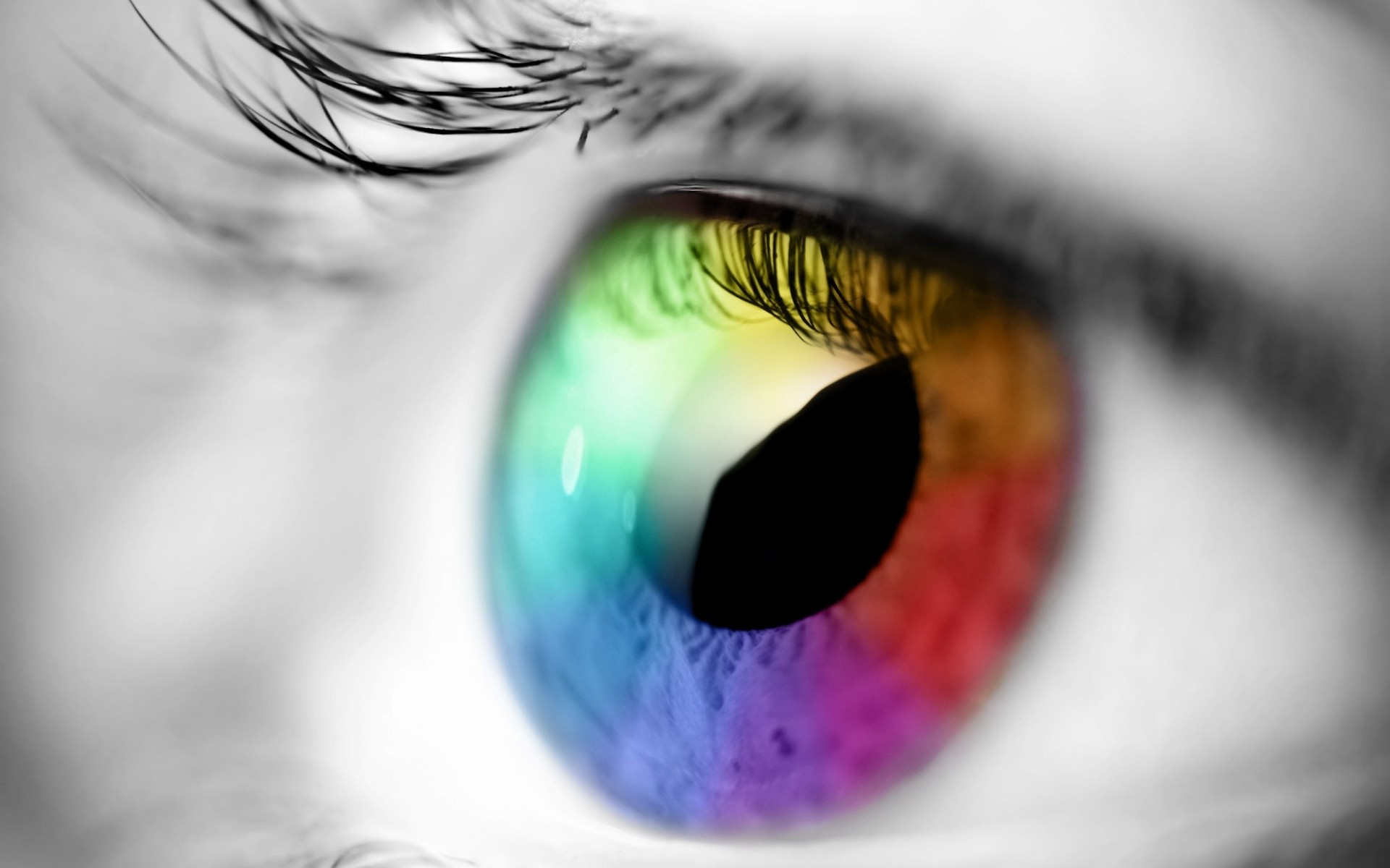 photo manipulation blur abstract color eye