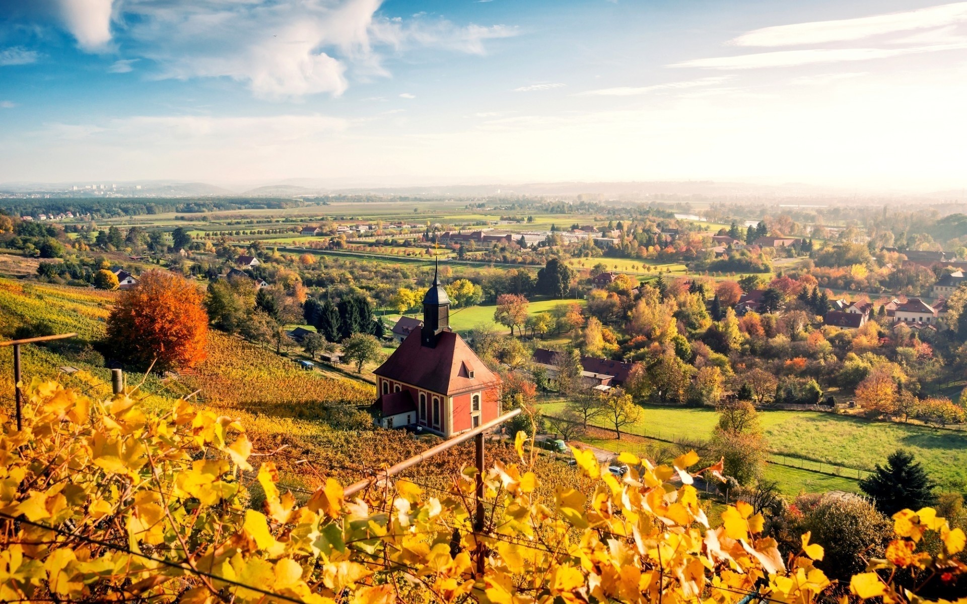 germany outdoors landscape travel fall house tree architecture vineyard scenic sky nature hill agriculture cropland daylight sight hills
