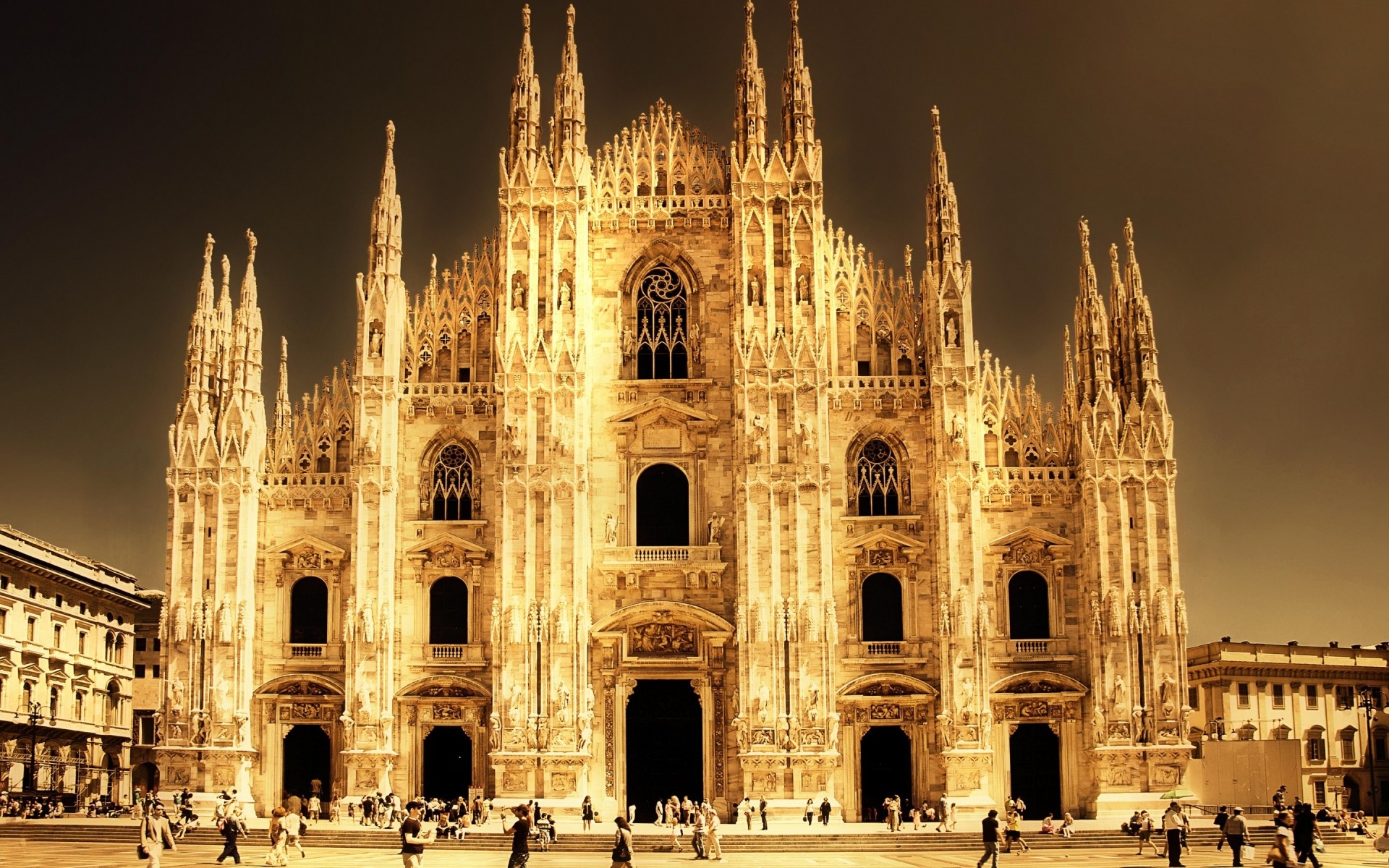 italy architecture travel cathedral church building city outdoors religion sky gothic tower ancient tourism old monument landmark milan milan cathedral