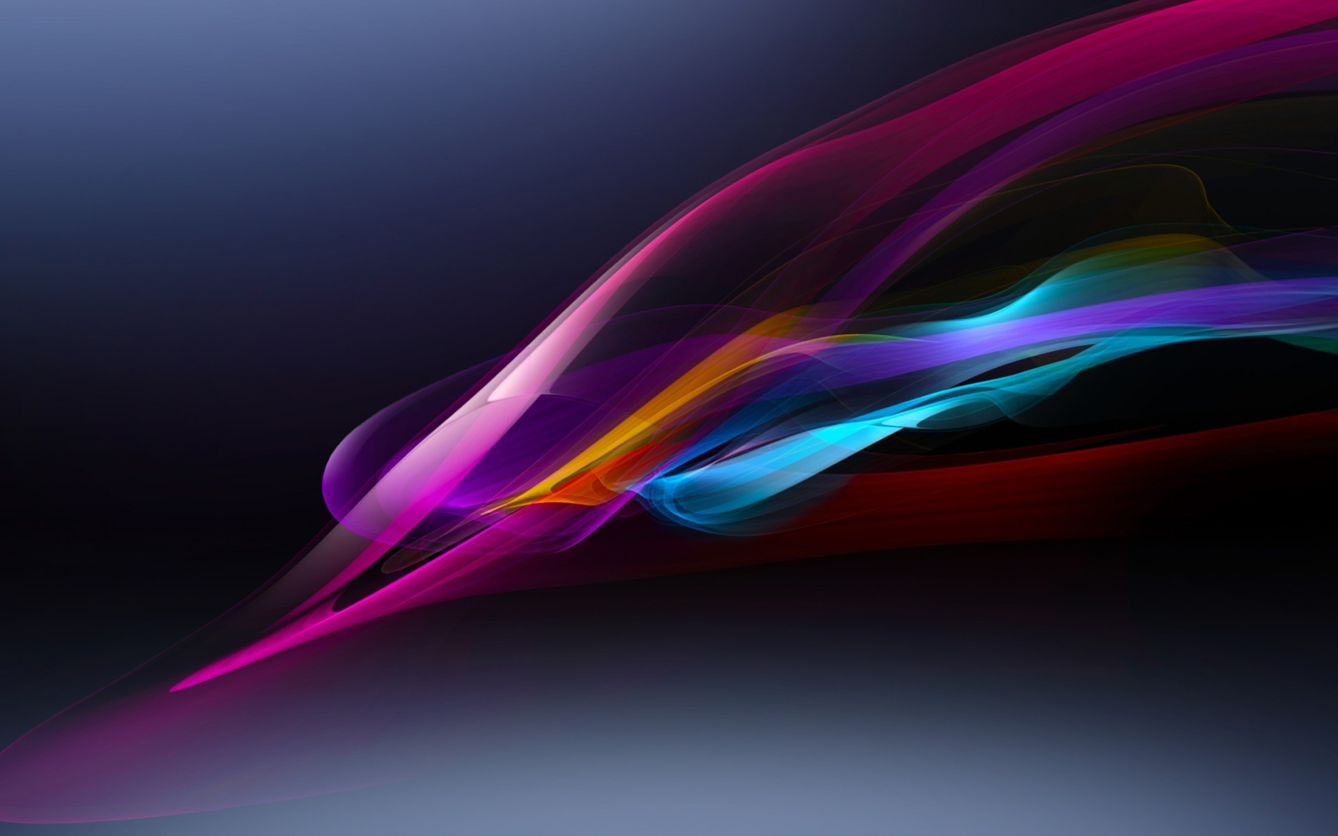 sony art illustration abstract graphic futuristic color curve blur dynamic motion shape design line artistic bright wallpaper desktop surreal gradient fractal xperia zu technology tech hi tech