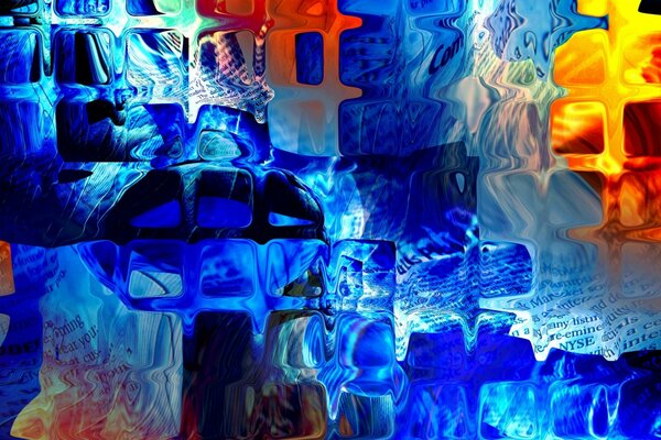 Bright Puzzle wallpaper template