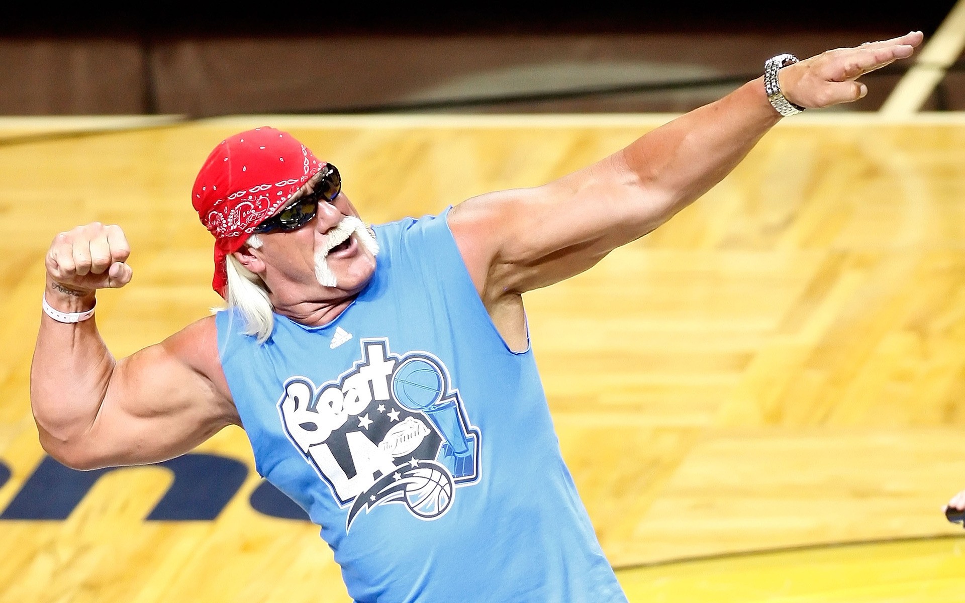 the fight competition athlete adult basketball man sport championship tournament action hulk hogan