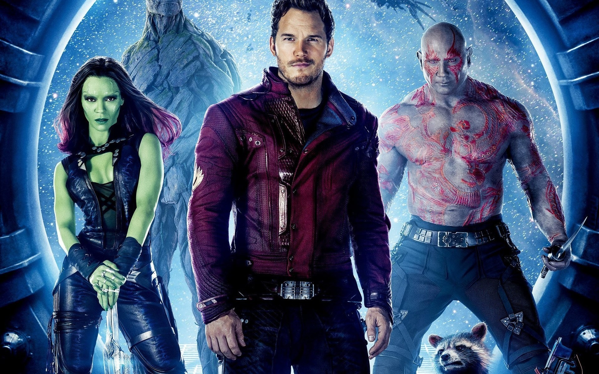 movies man music woman graffiti group adult musician concert singer performance art band movie 2014 groot star-lord gamora drax roket