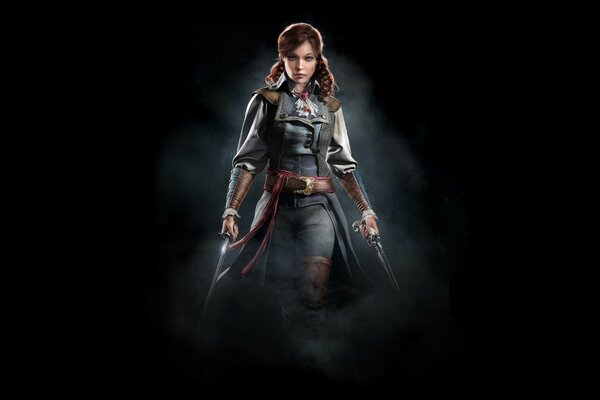 The hero of the game assassins creed girl