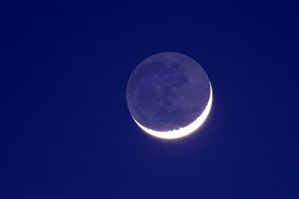 Planets and the moon in the cosmic sky