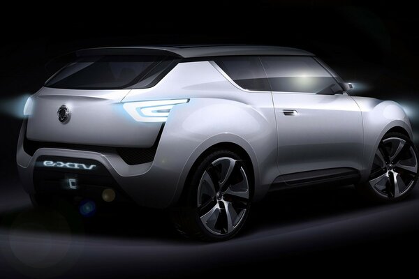 Ssangyong electronic XIV rear concept