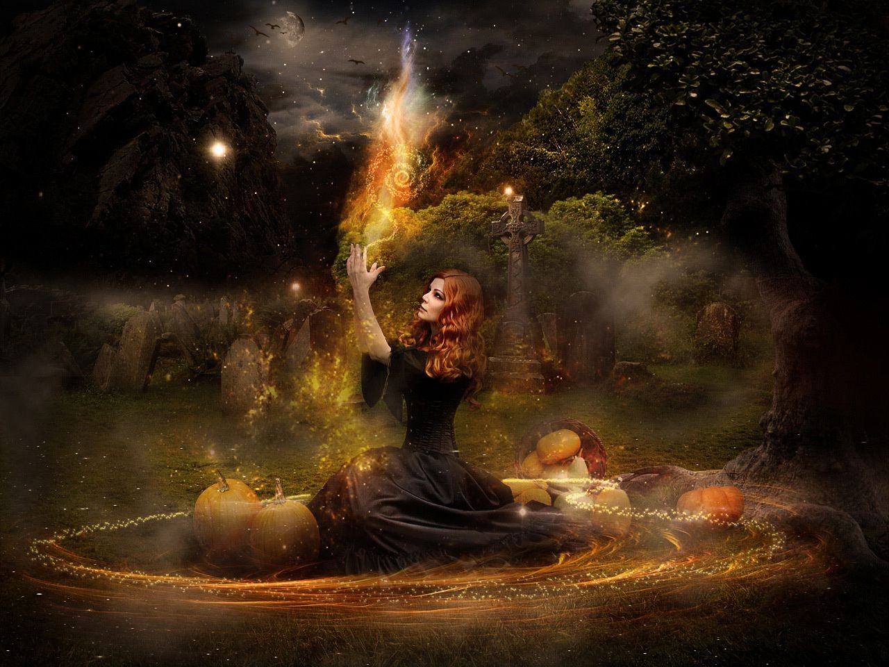 witch smoke flame adult energy enchantment festival calamity one art