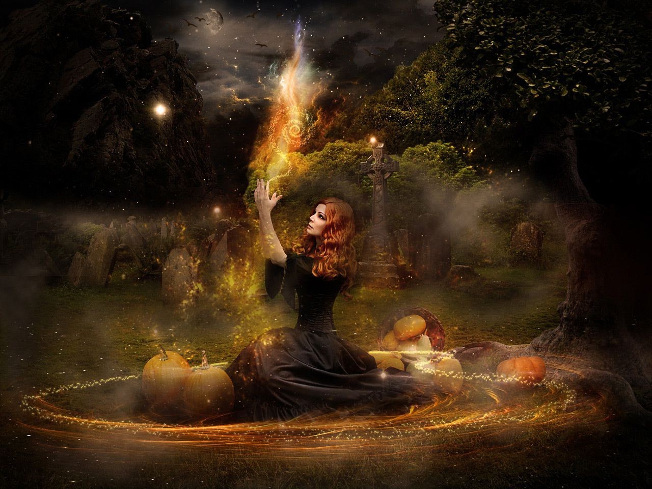 witch smoke flame adult energy enchantment festival calamity one art