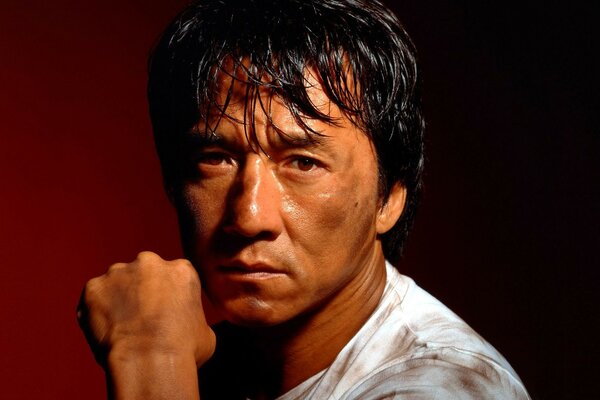Portrait of actor Jackie Chan