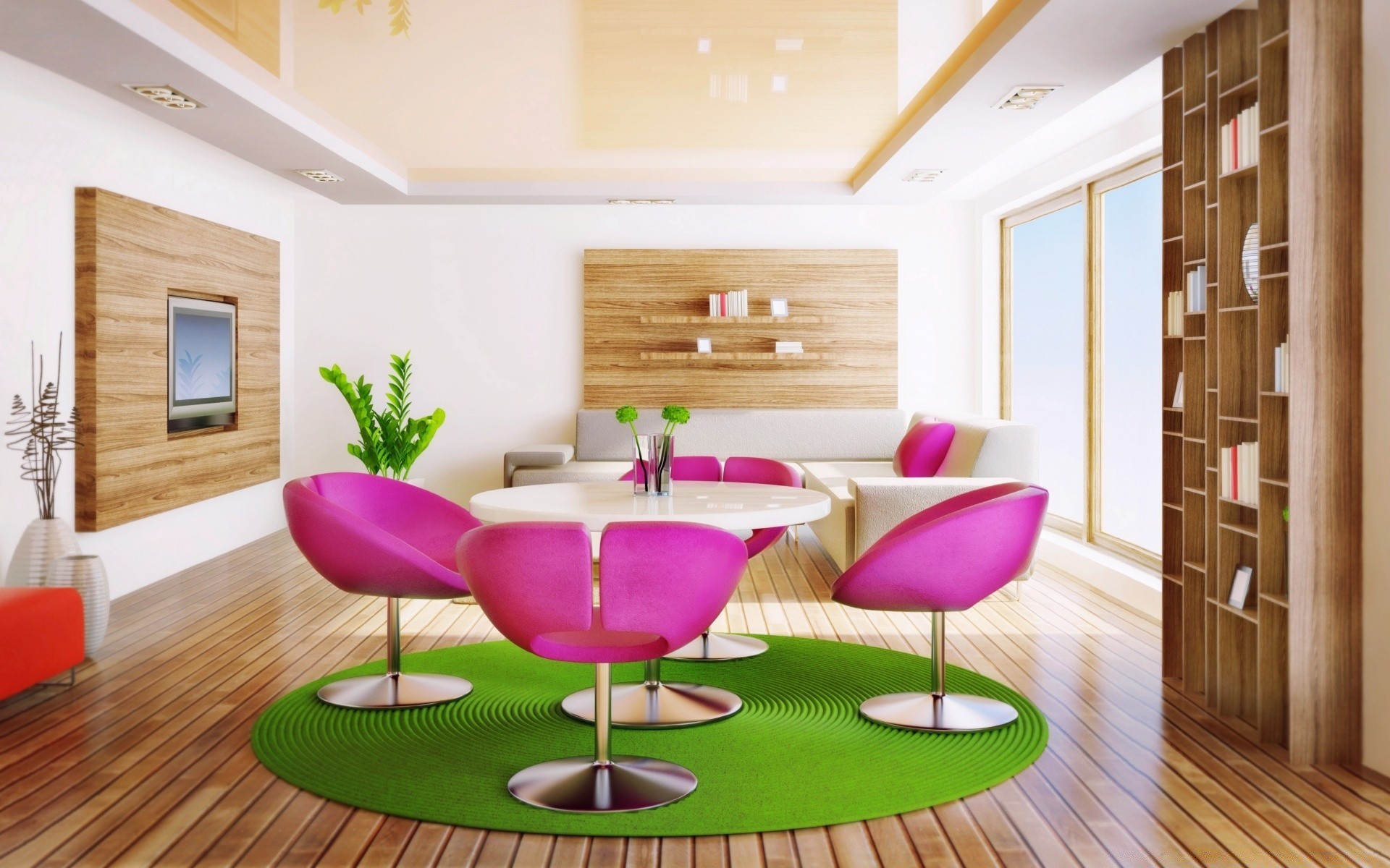 interior furniture room chair seat table sofa indoors floor interior design window rug luxury contemporary house inside family hotel apartment home