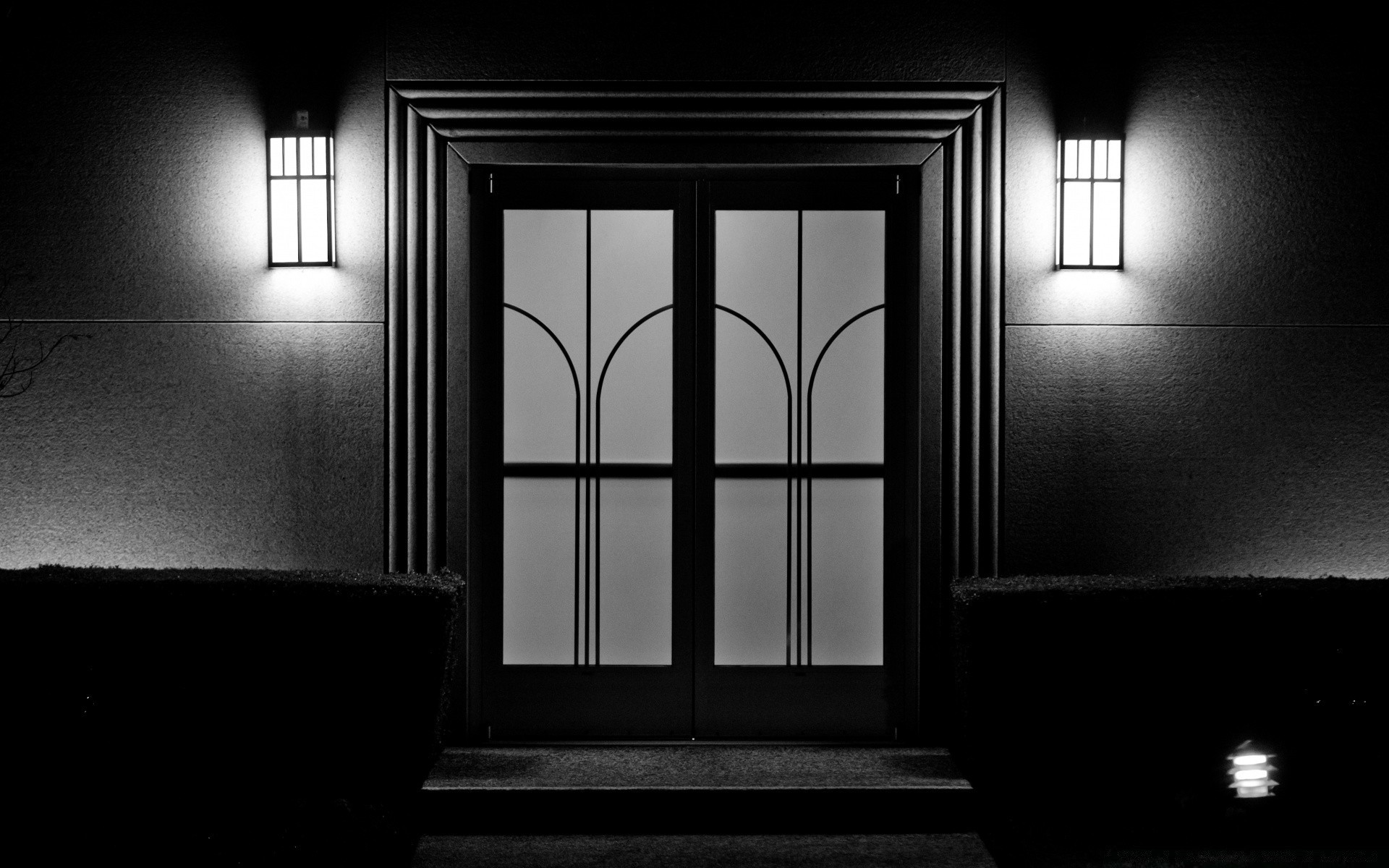 black and white window architecture light indoors house inside room dark door monochrome abandoned family empty wall shadow hallway