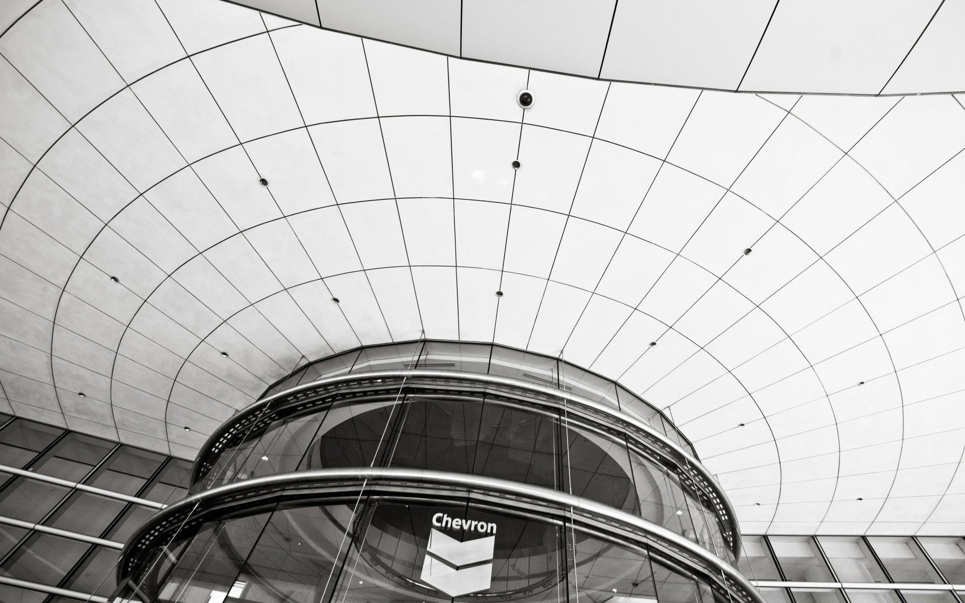 black and white architecture perspective airport glass futuristic indoors ceiling tube step tunnel contemporary building steel modern urban hallway business window empty