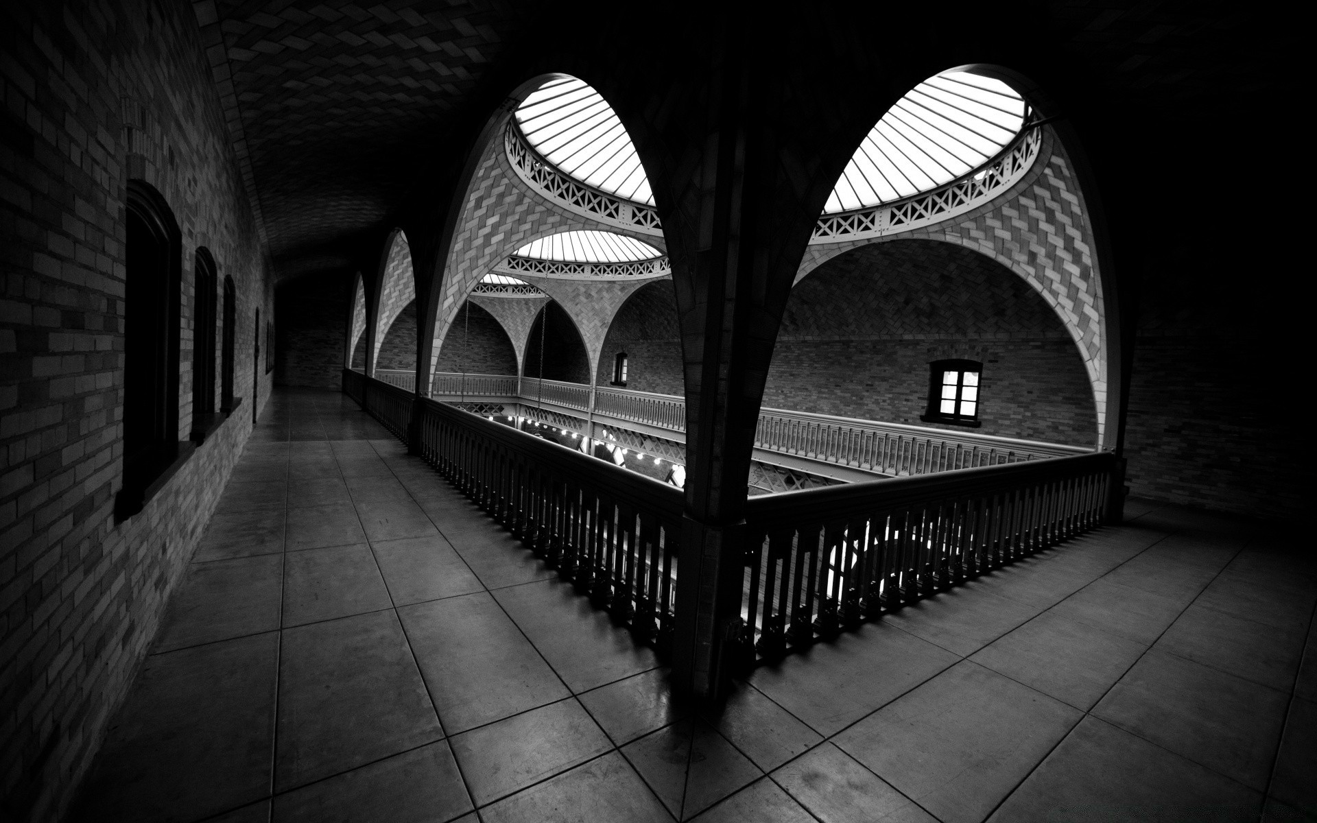 black and white architecture arch building tunnel travel indoors monochrome religion