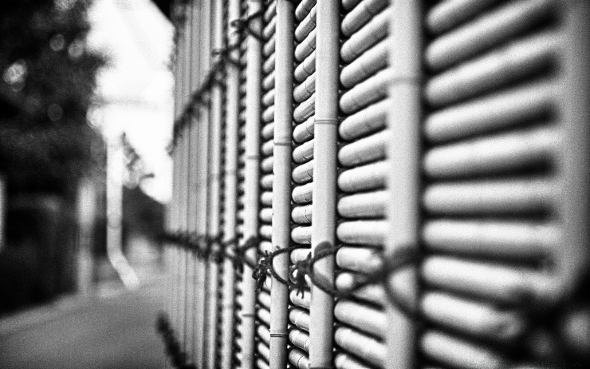 black and white architecture city street outdoors security urban building window wire monochrome business old travel fence glass