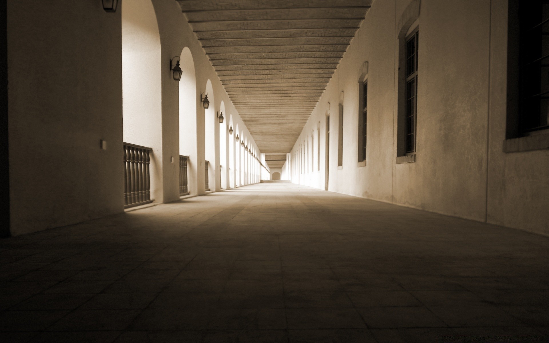 house and comfort architecture light column indoors hallway travel support building shadow city