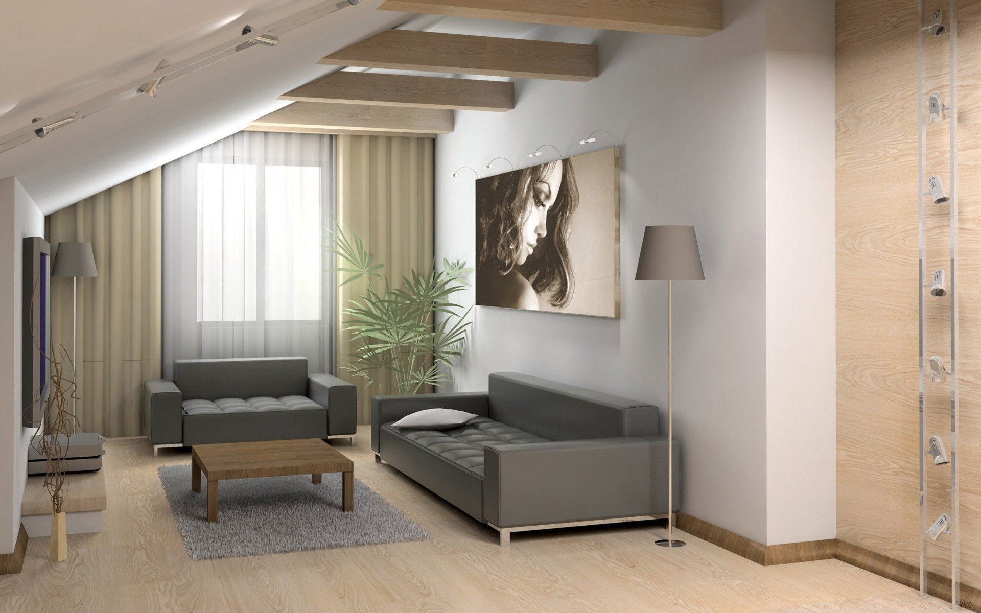 house and comfort furniture room indoors home interior design contemporary apartment window floor rug seat table house chair lamp family bedroom inside sofa bed