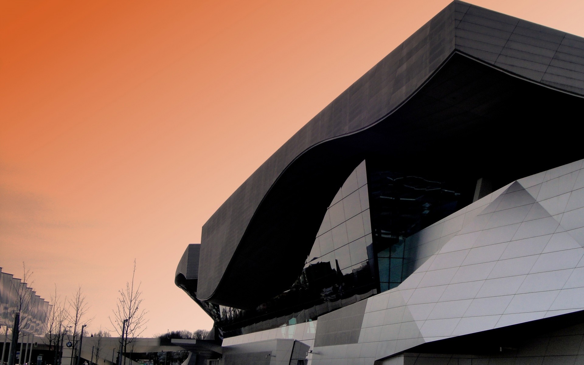 house and comfort architecture sky sunset museum outdoors city travel contemporary vehicle modern futuristic building business