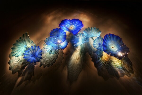 Art in blue colors