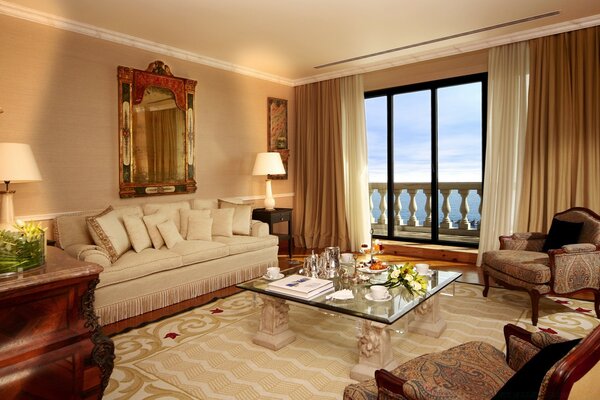 Furniture in the room for a new interior