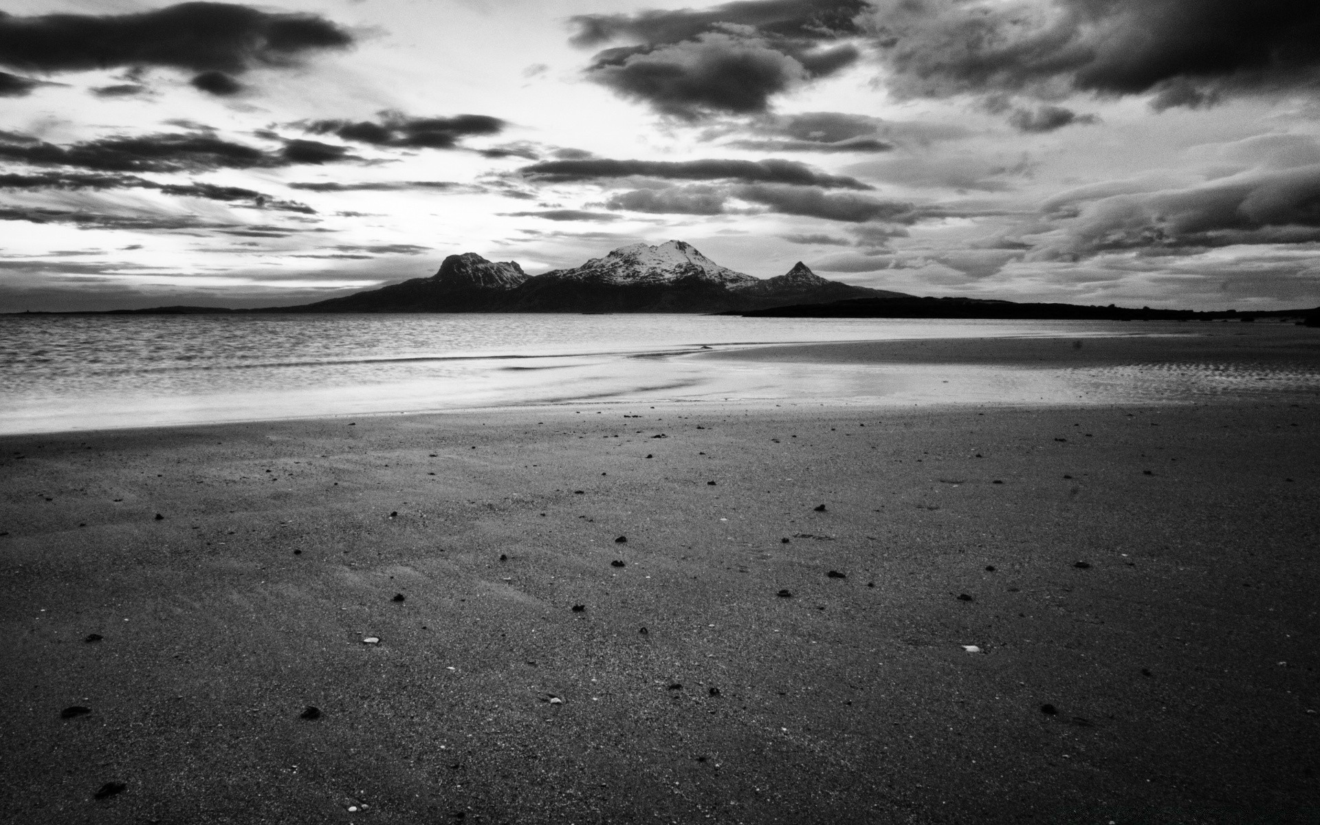 black and white beach landscape sea water ocean monochrome sunset seascape sky seashore cloud storm nature lake sand reflection dawn island