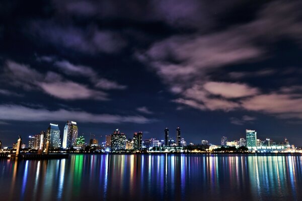 London Skyline at night