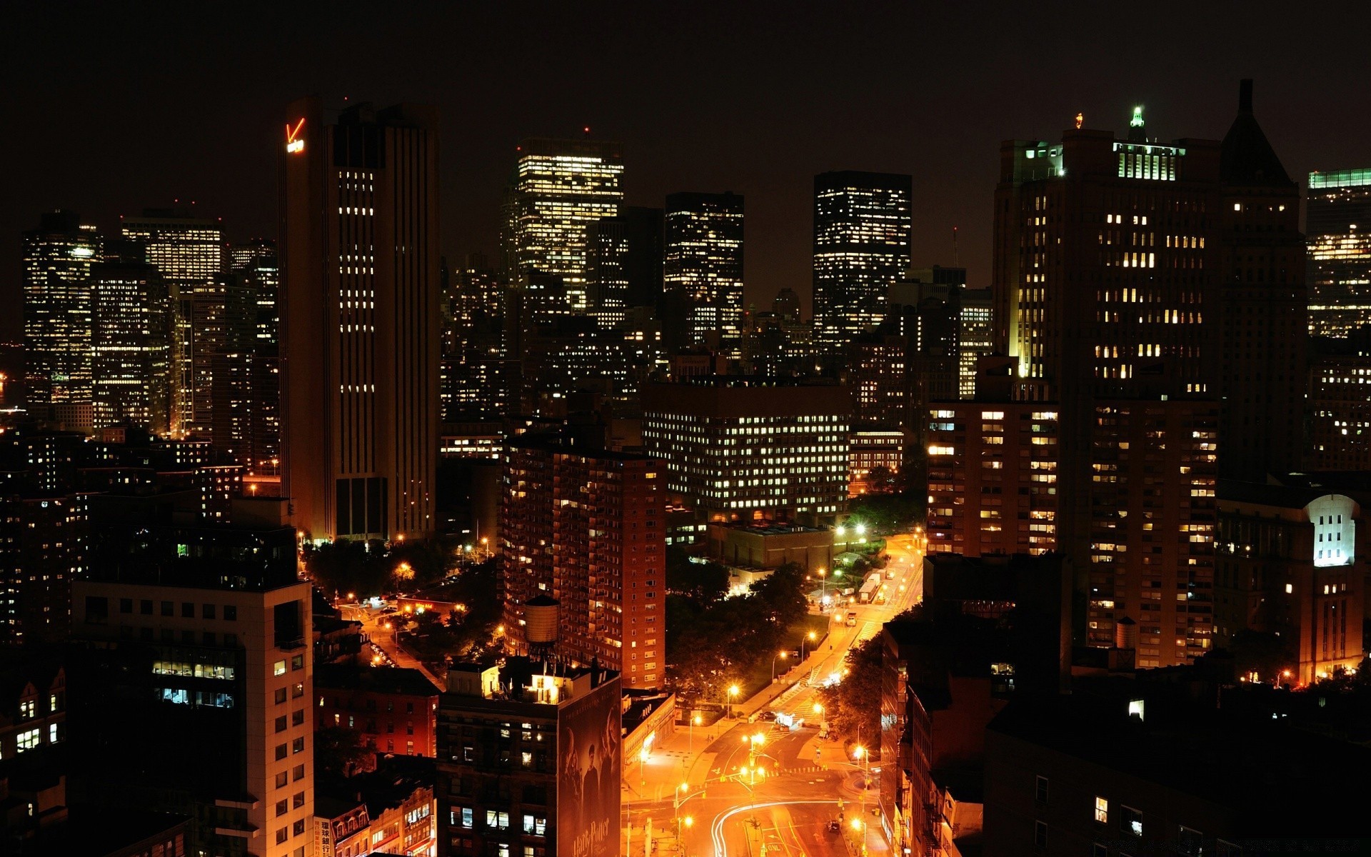 other city city downtown skyscraper architecture dusk evening illuminated cityscape travel building skyline business light traffic office urban sunset finance