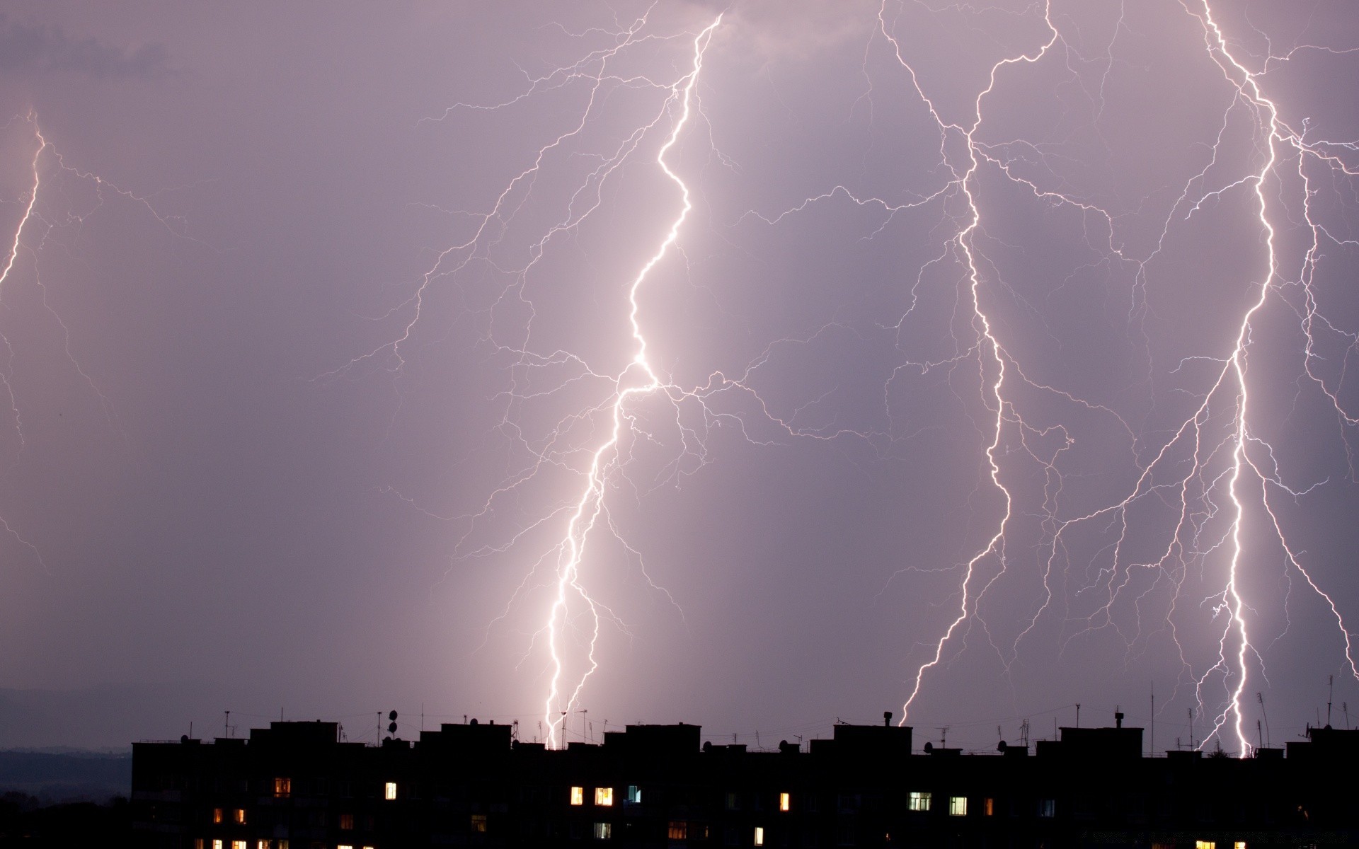 other city lightning storm sunset thunderstorm thunder sky rain landscape weather thunderbolt dawn evening flash dramatic sun calamity light nature dark dusk